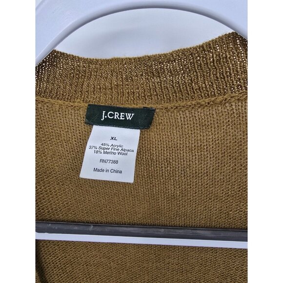 Women's Open Front Cardigan Sweater - Tan - Picture 3 of 11